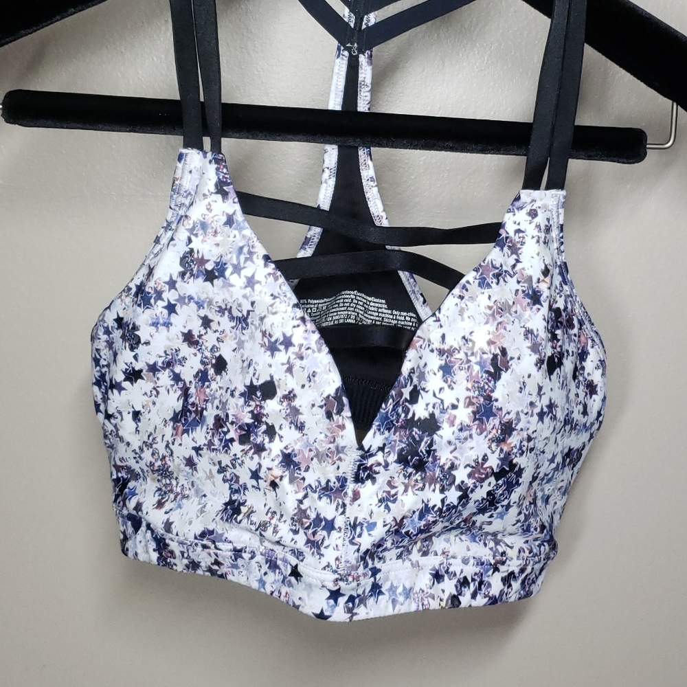VICTORIA SECRET VSX SPORTS BRA w/STRAPPY DETAILING